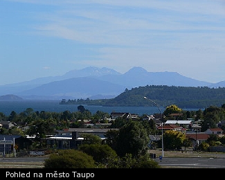 Pohled na město Taupo